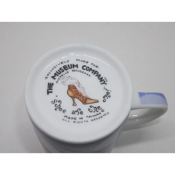 The Museum Co. Michelle Broussard Porcelain Coffee Cup Mug "Shoe are the one!" - Picture 9 of 10